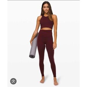 lululemon athletica align Burgundy High-Waist Leggings